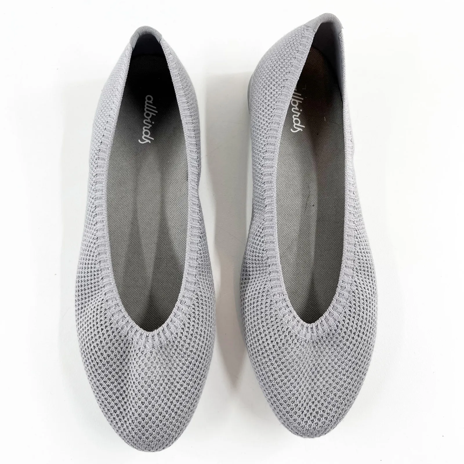 Allbirds Tree Breezer Pointed Toe Flats Shoes Mist Gray 7 - Image 3