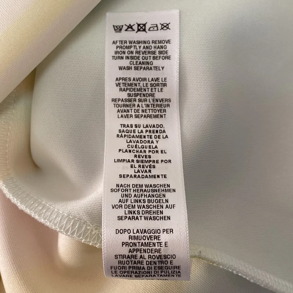 ASOS Bright Stripe deep fold debutante dress Sz 6 High Low Pastel Color - Image 15