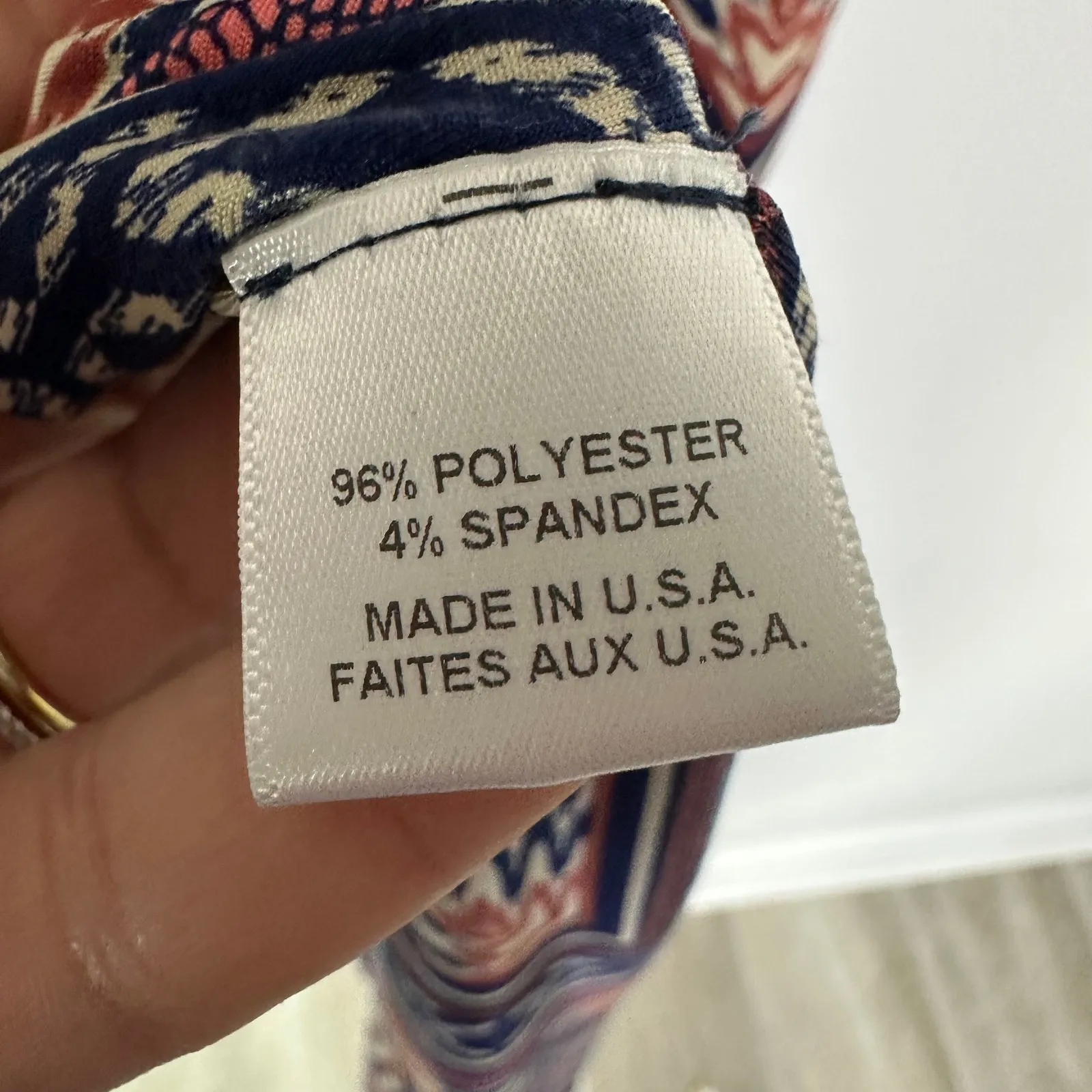 Misa Chevron Wrap Maxi Dress size medium - Image 3