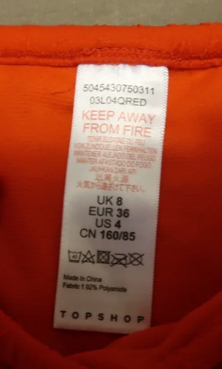 Top Shop Red Swim Set - Image 2