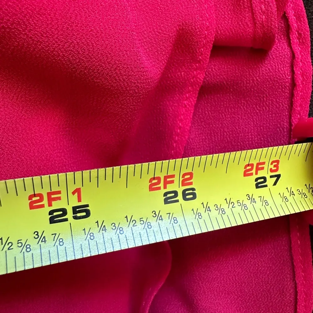 XOXO Red Heart Shape Strapless Chiffon Mini Dress SZ 11/12 Built in Bra … - Image 14