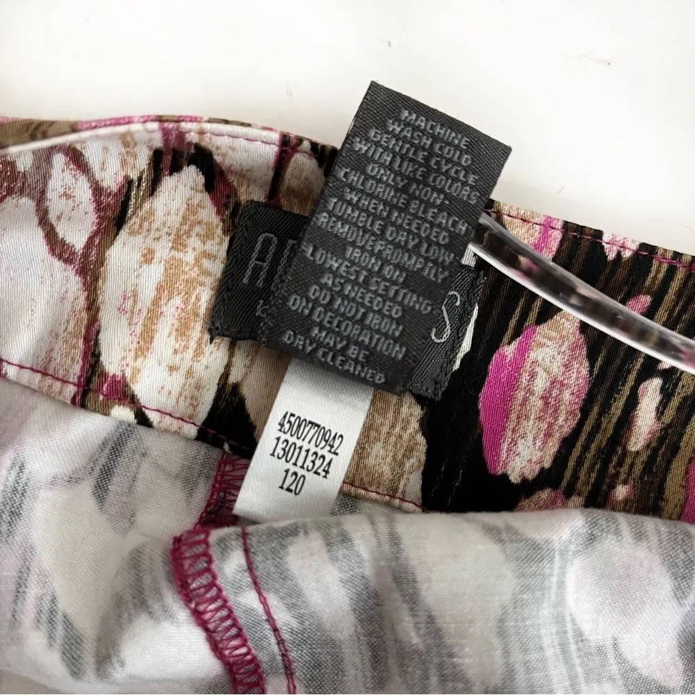 CHICOS ADDITIONS Pastel Animal Prints Open Jacket Sequin Collar Size 3 XL - Image 6