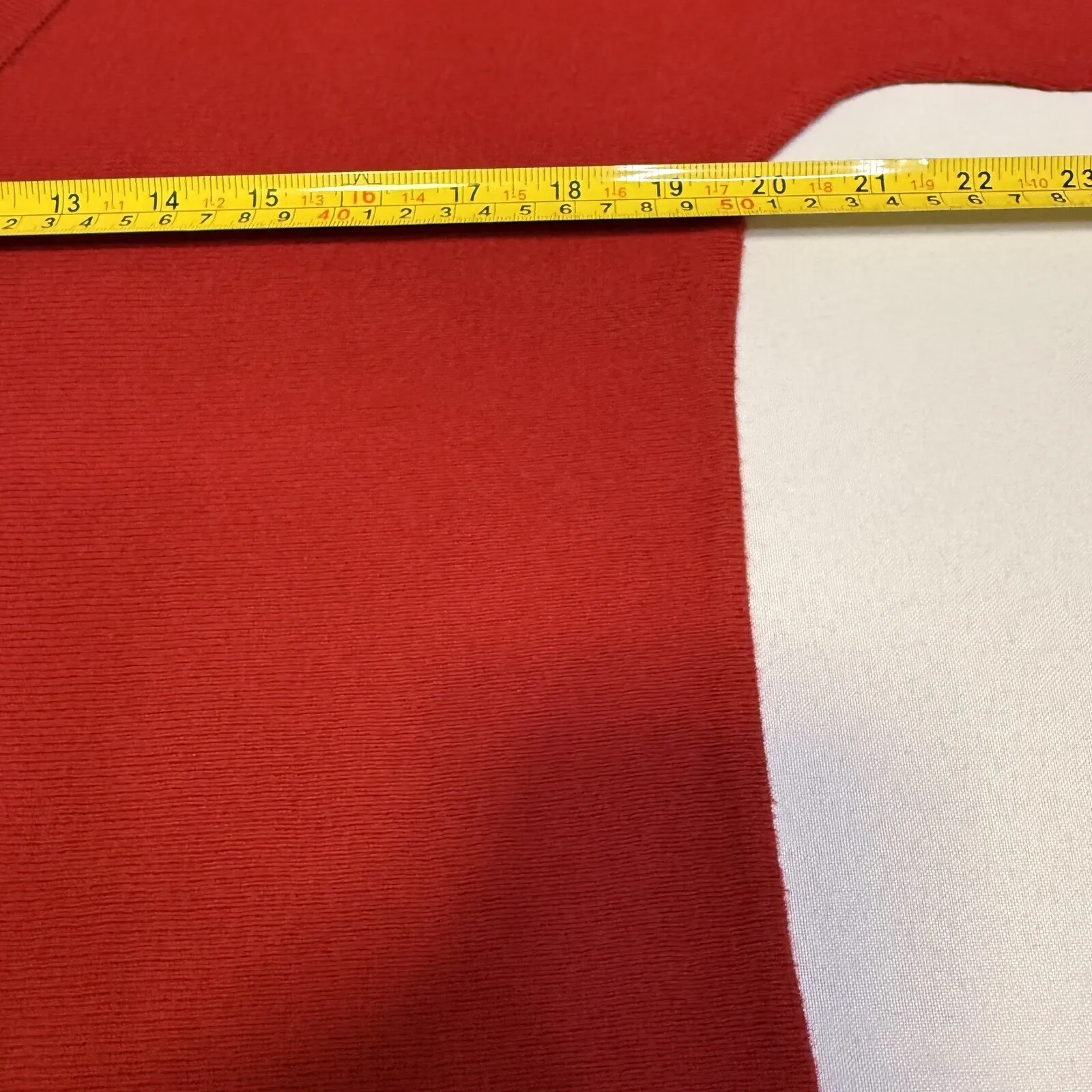 Eddie Bauer Women's Red‎ V-Neck Long Sleeve Warm Work Top Sweater, Size Medium # - Image 10