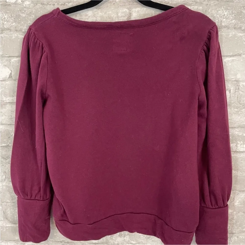 Chaser Puff Sleeve Cropped Sweatshirt - Image 3