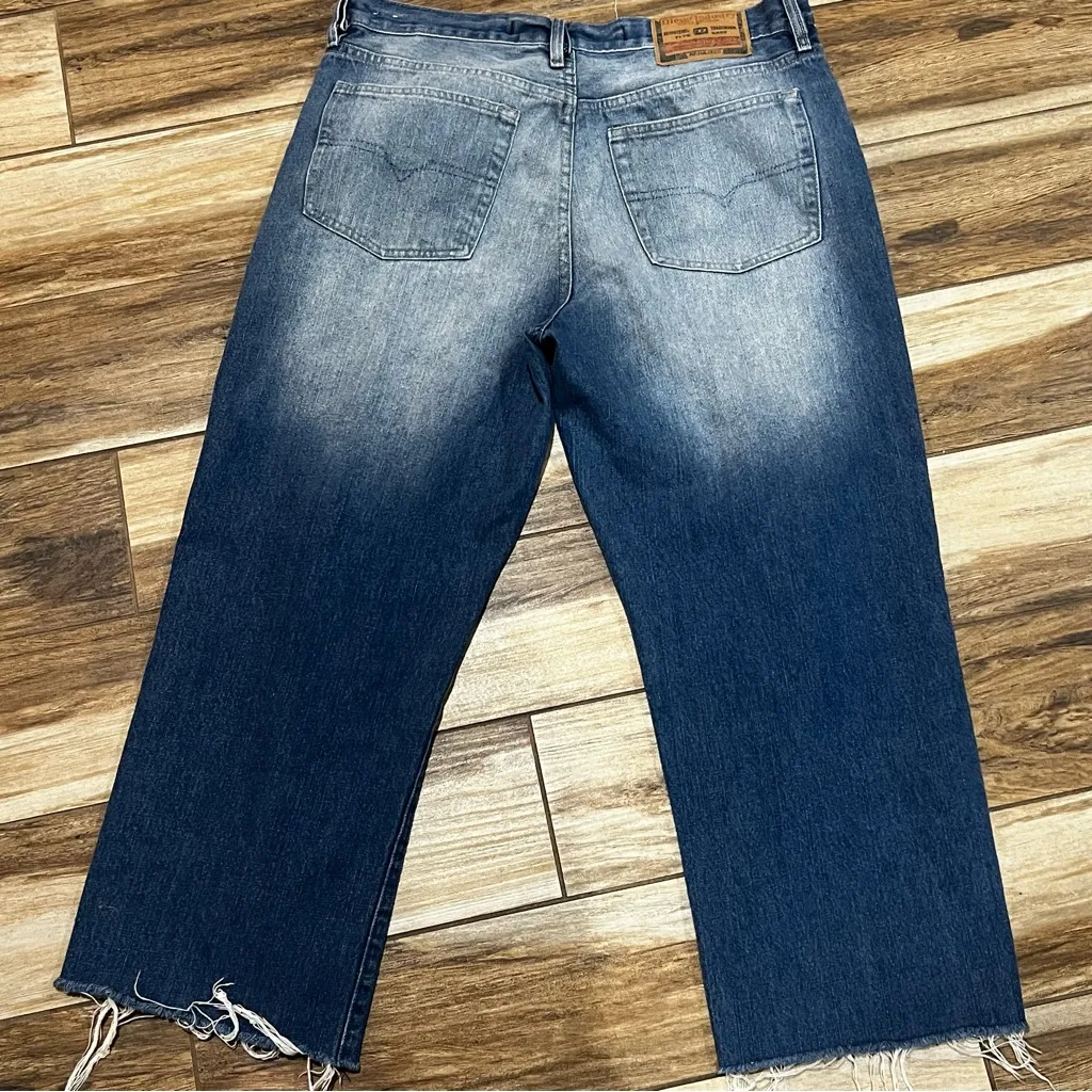 Diésel blue distressed ankle denim jeans size 32 - Image 7