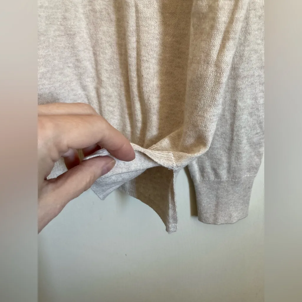 🌸Old Navy Transitional Cream Mock Neck New Long Sleeve Lightweight Sweater #P - Image 7