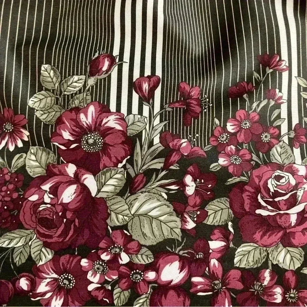 Vintage 70s Bohemian Checkaberry Grey Green Floral Long Sleeve Maxi Dress. Sz L Gray Size L - Image 12