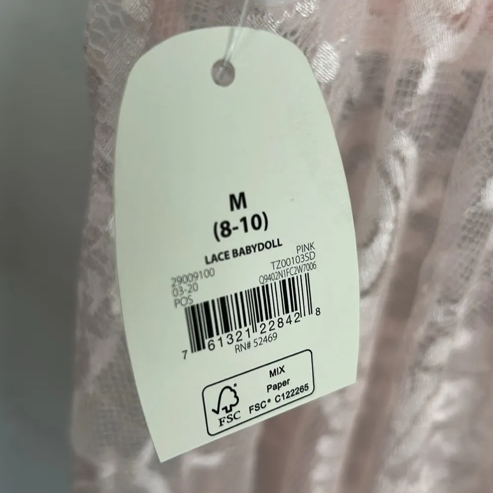 Secret Treasures NEW Pink Lace Babydoll Sz Medium 8/10 - Image 6