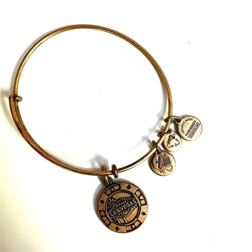 Alex and Ani gold tone Las Vegas bracelet - Image 2