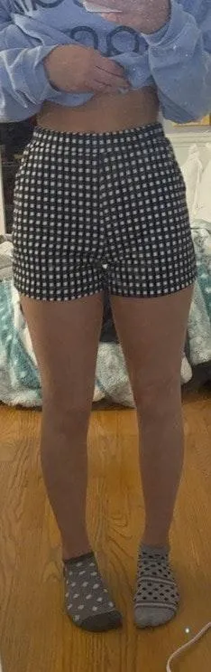 Plaid Shorts Black Size XS - Image 2