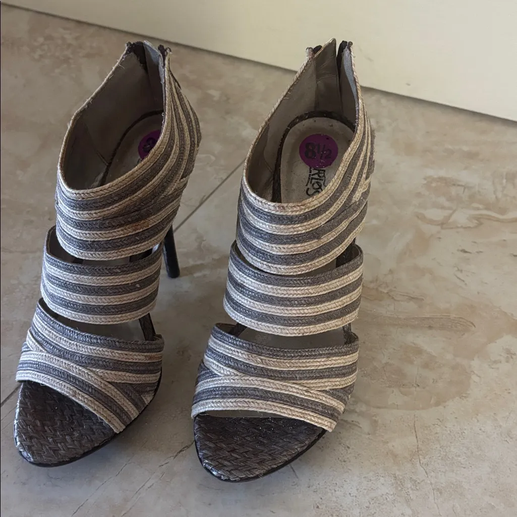 Carlos sandals 3 inch heels - Image 2