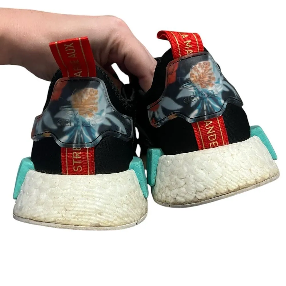 Adidas NMD R1 Her Studio London Floral Black Athletic Shoes FY3665 Womens 6 - Image 3