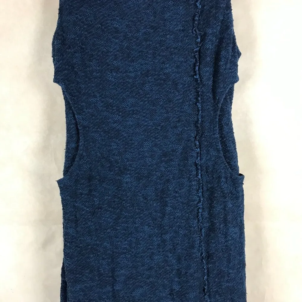 FREE PEOPLE Tweedy Asymmetric Sweater Knit Midi Dress Size XS - Image 6