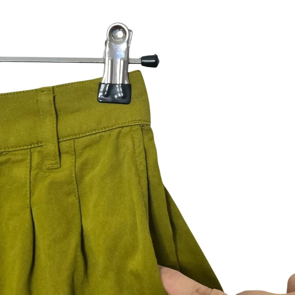 Big Bud Press Trousers Women’s XS Petite Olive Green High Waist Cropped Cotton Size undefined - Image 8