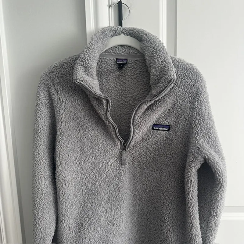 Patagonia Los Gatos Women's 1/4 Zip Pullover Medium Drifter Grey - Image 3