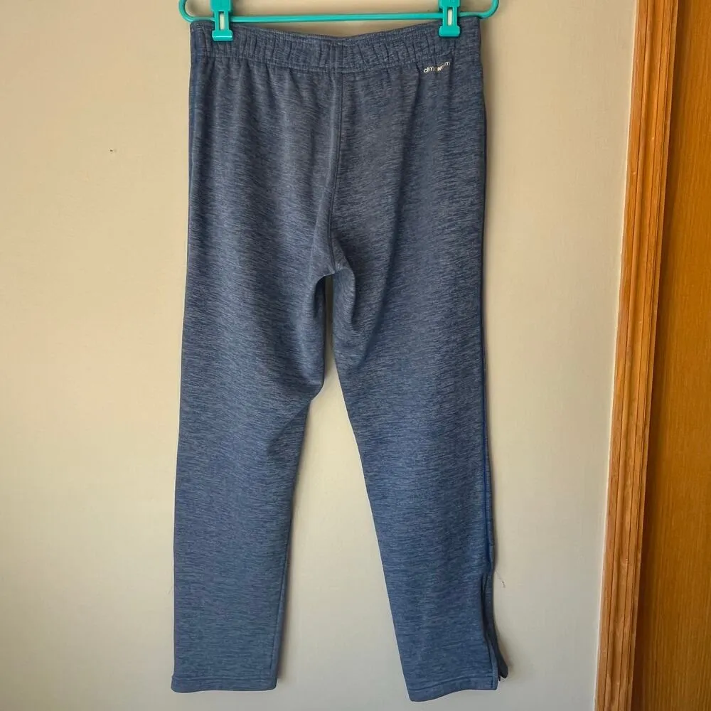 Adidas Blue Women's Joggers with Ankle Zippers Size Small - Image 2