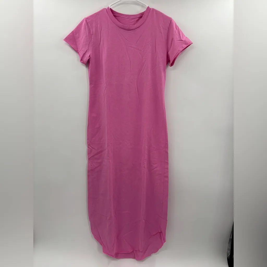 Frank & Eileen Harper Perfect Tee Maxi Dress Pink - Image 6