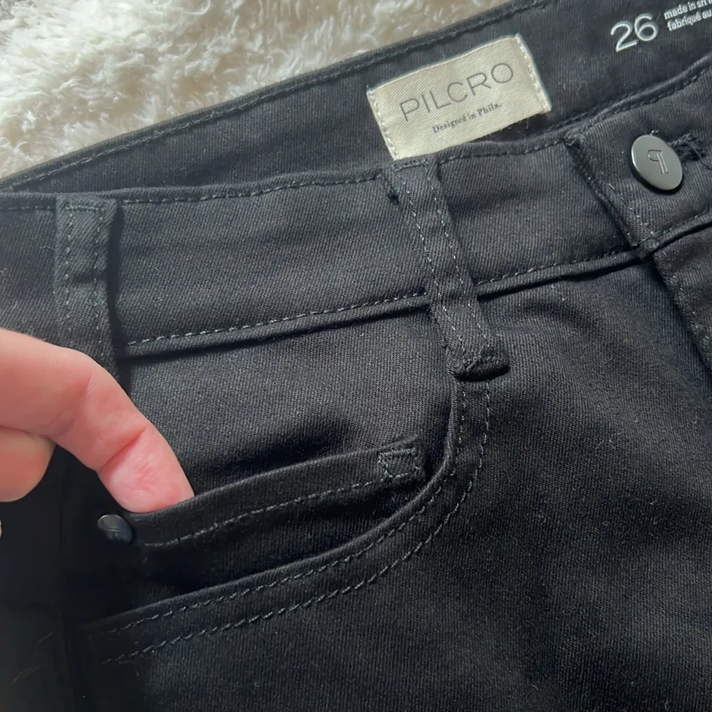 Anthropologie Pilcro Knightsbridge Slim Tuck Jeans New size 26 - Image 5