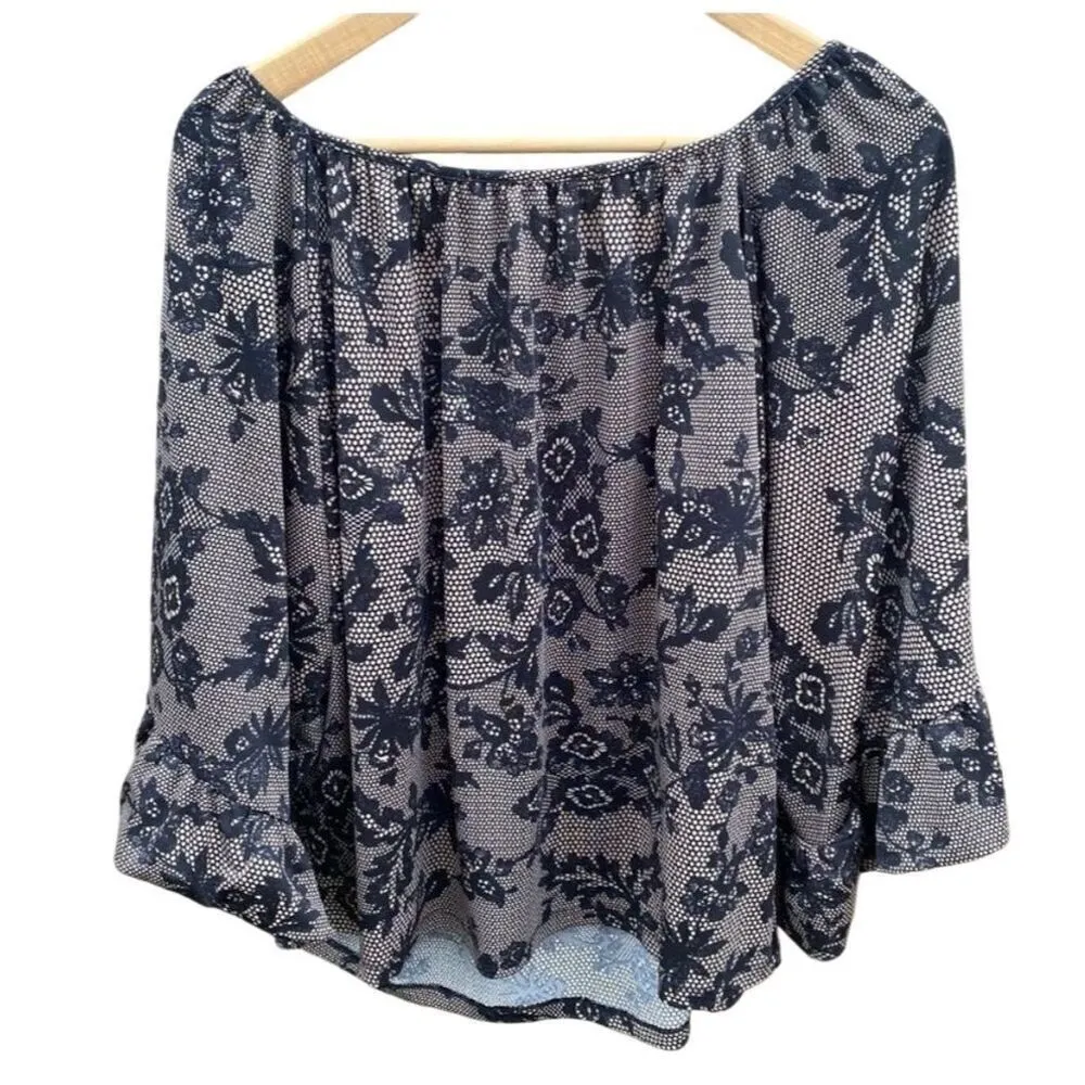 VTG Y2K Betsey Johnson Women's Loose Flowy Peasant Blouse Multicolor Size M Y2K - Image 2