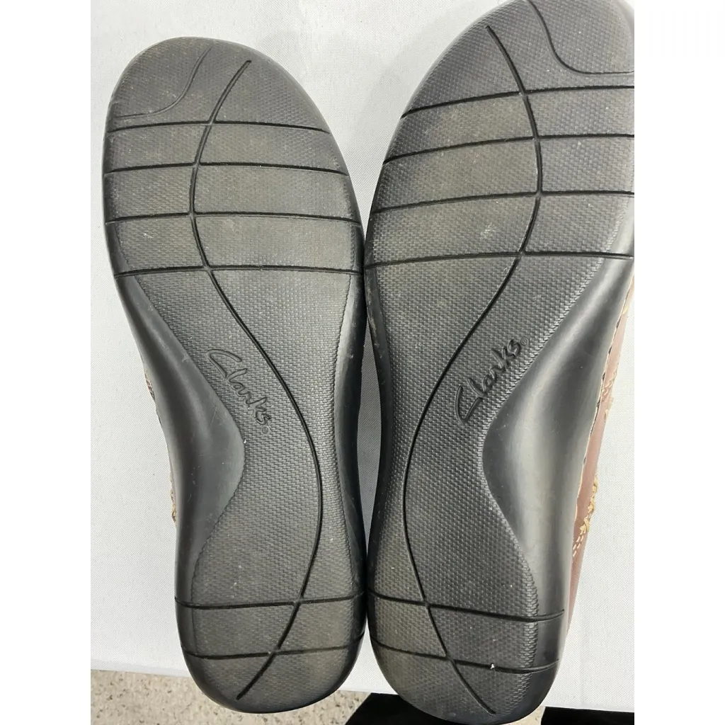 Womans Clarks Bendables Sixty Delta Slip On Loafer Shoes 8.5 M Brown NWOT - Image 7