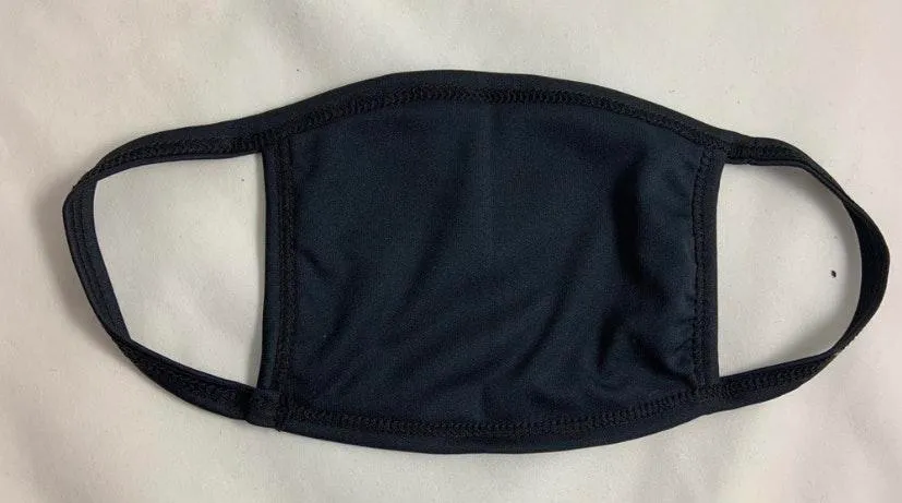 420 Green Leaf Stretch face mask Black - Image 3