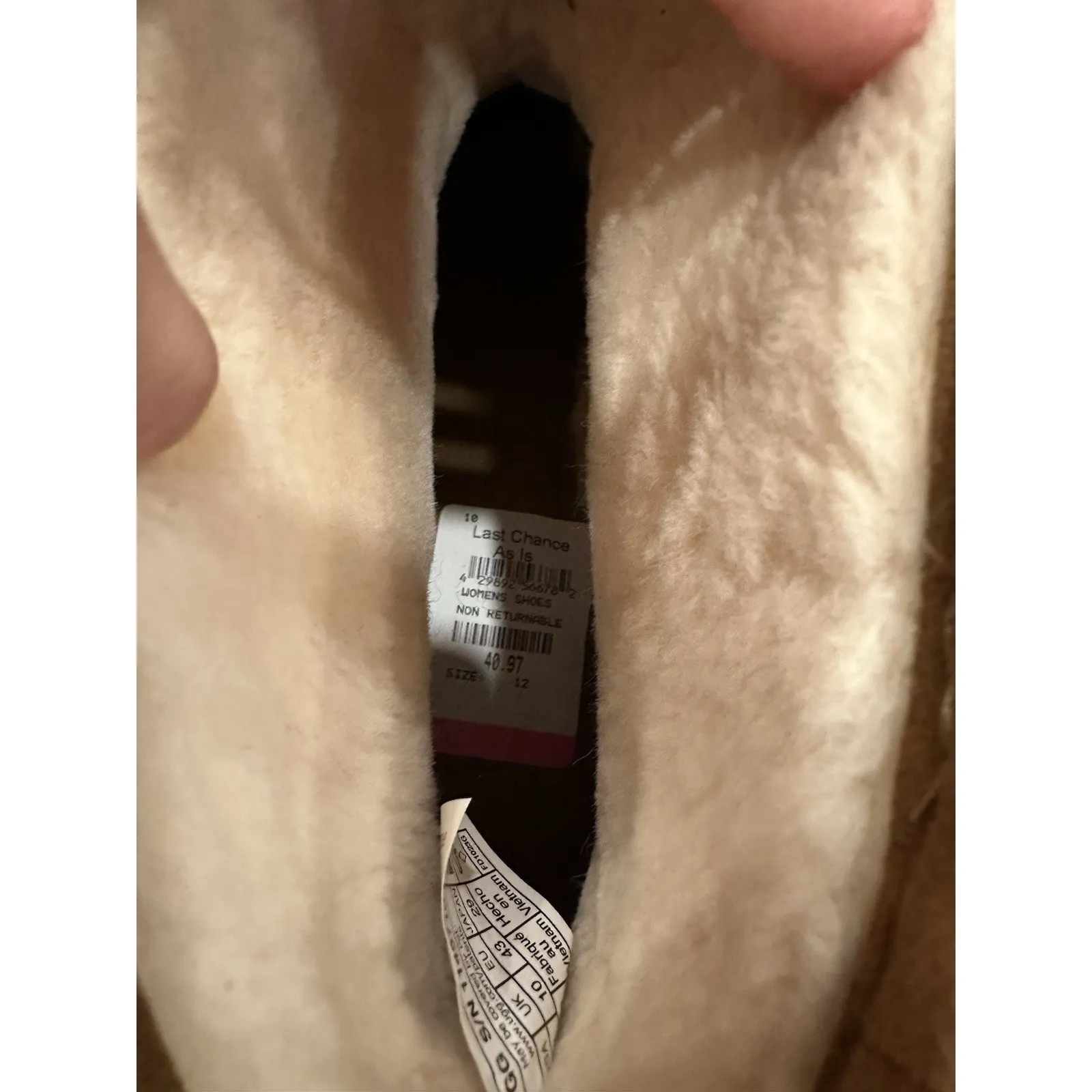 UGG Brooklyn Sunburst Platform Boots Women's Chestnut Suede US 12 - Image 4