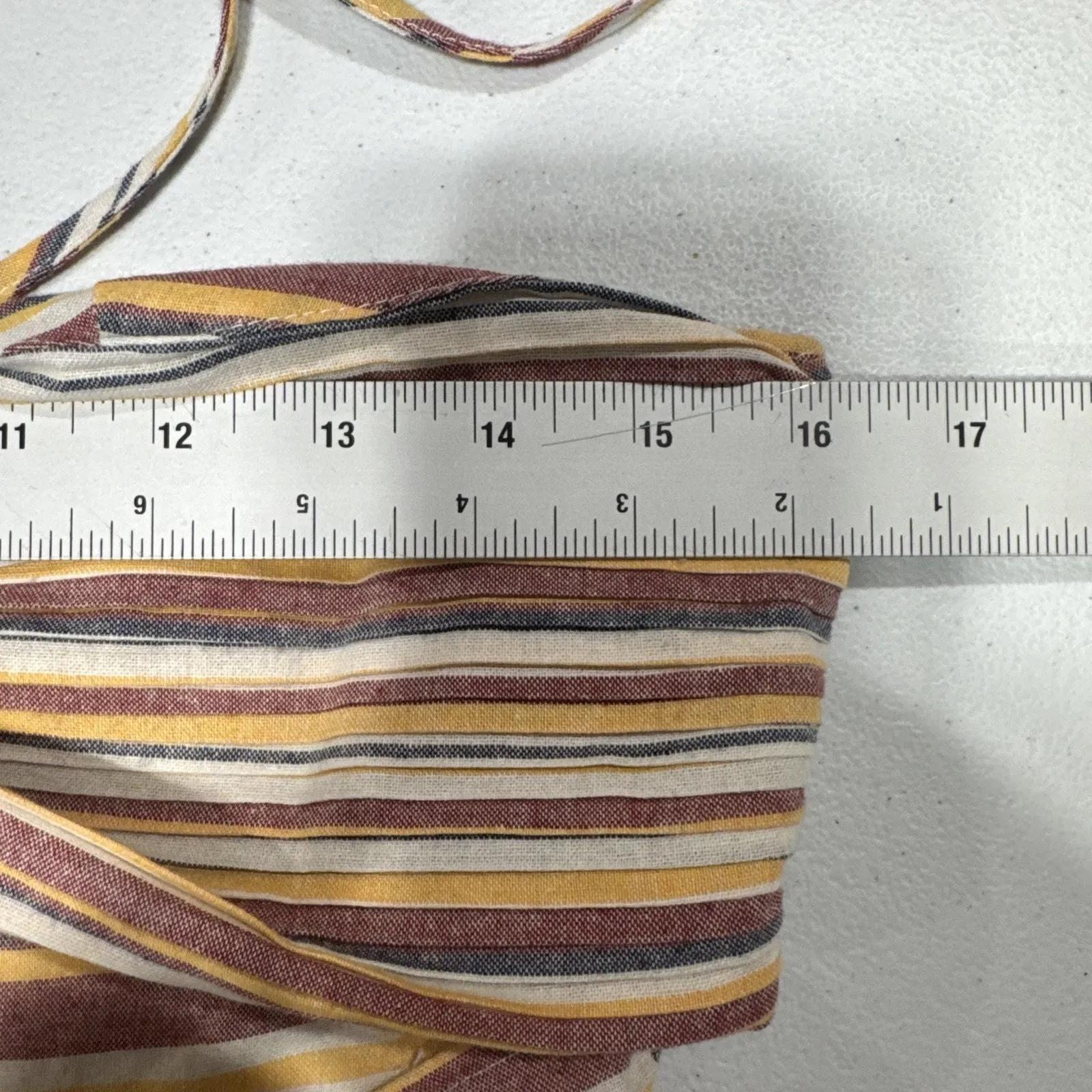 Shein Women Cut Out Stripped Halter neck Maxi Dress Sz 6 Tiered Fashion Sundress - Image 5