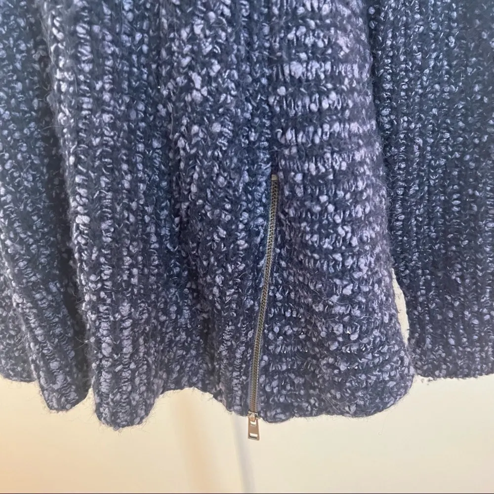 MOTH Chunky Wool Blend Sweater Blue - Image 3