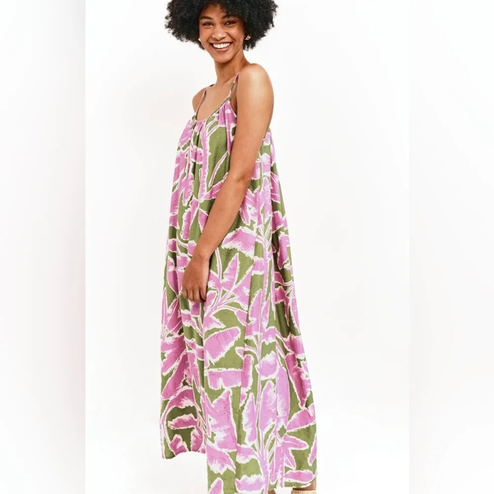 Oakridge Tropical Midi Dress Women’s M Relaxed Fit - Image 2