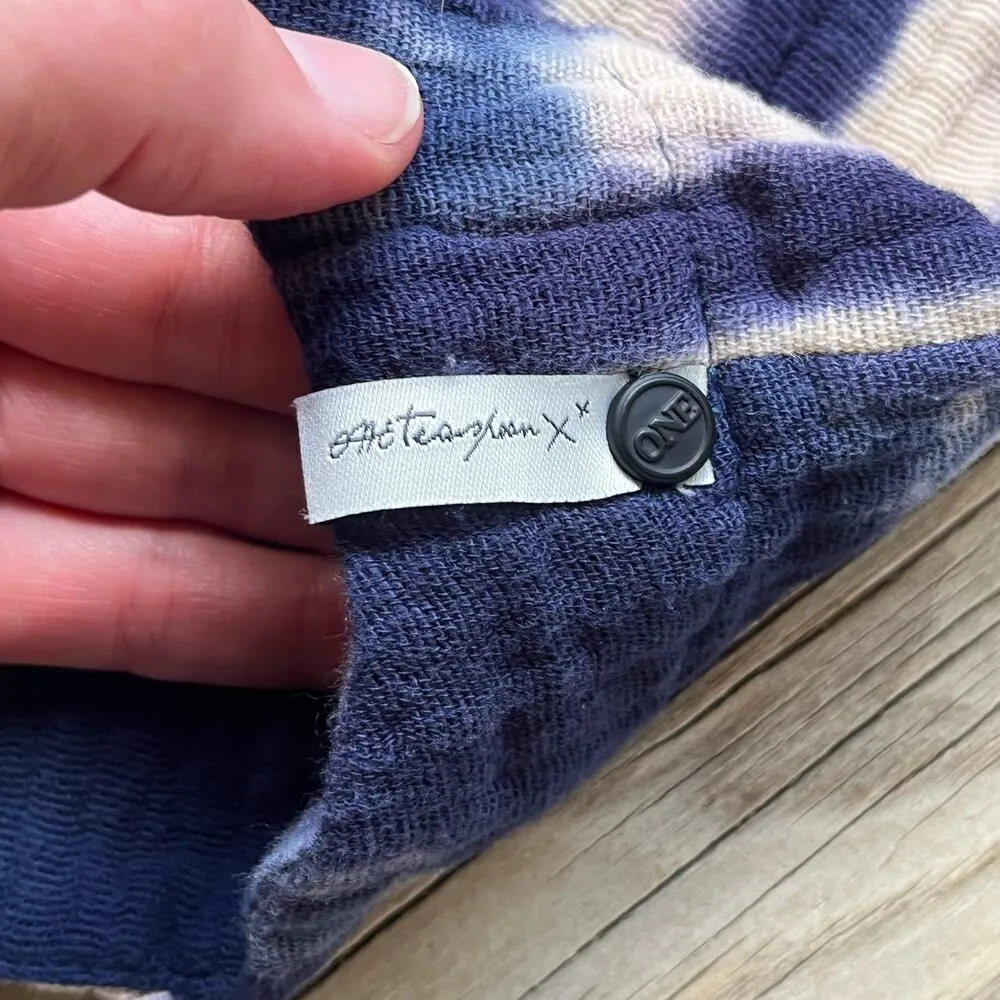 One Teaspoon  Women's Hand Tie-Dyed Santorini Embroidered Playsuit Size S - Image 9