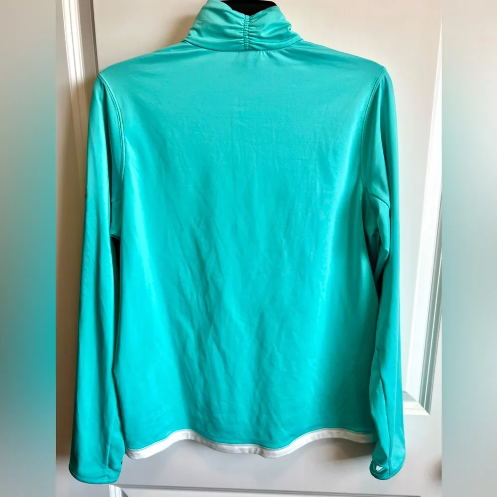 RLX Ralph Lauren Women's Golf Pullover Top 1/4 Zip Mint Green Size L Size L - Image 8