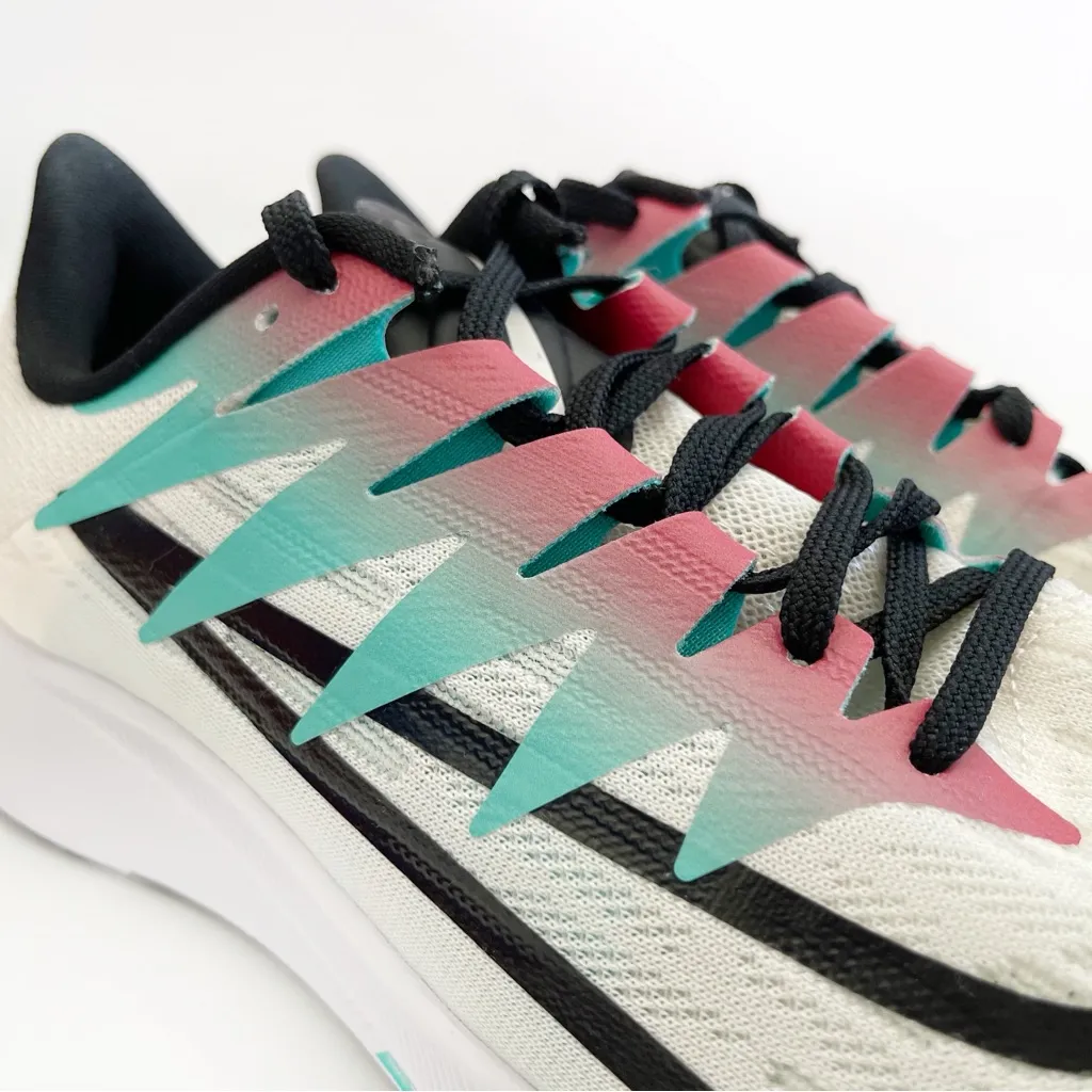 Nike Zoom Rival Fly Sneakers Womens Size 7 Shoes Pale Ivory Teal Running Gym - Image 5