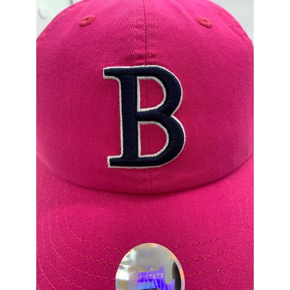 Boston massachusetts pink baseball cap hat for women 100% cotton, adjustable siz - Image 3