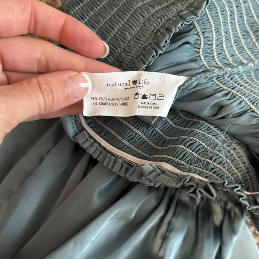 Natural Life Daisy Skort in Seafoam‎ - Image 9