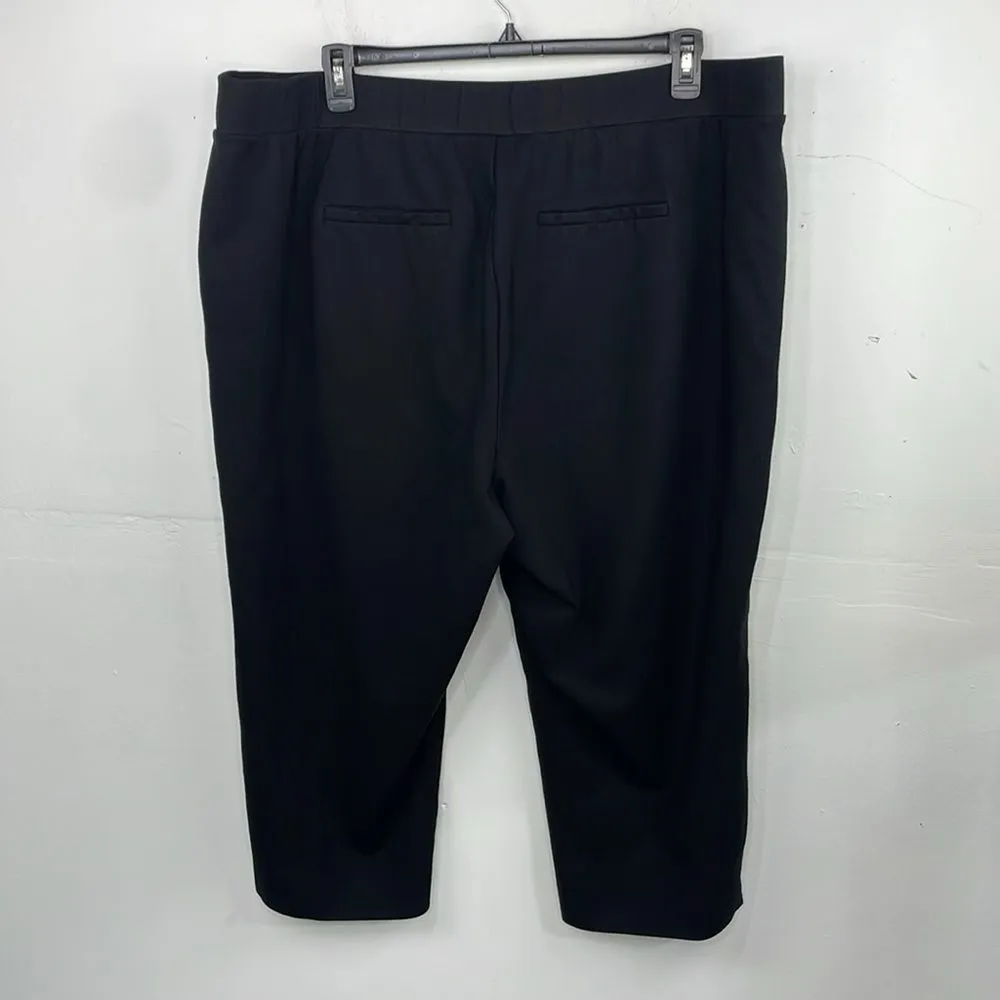 Torrid Pull On Black Dress Pants Capris Straight Leg size 4X - Image 5