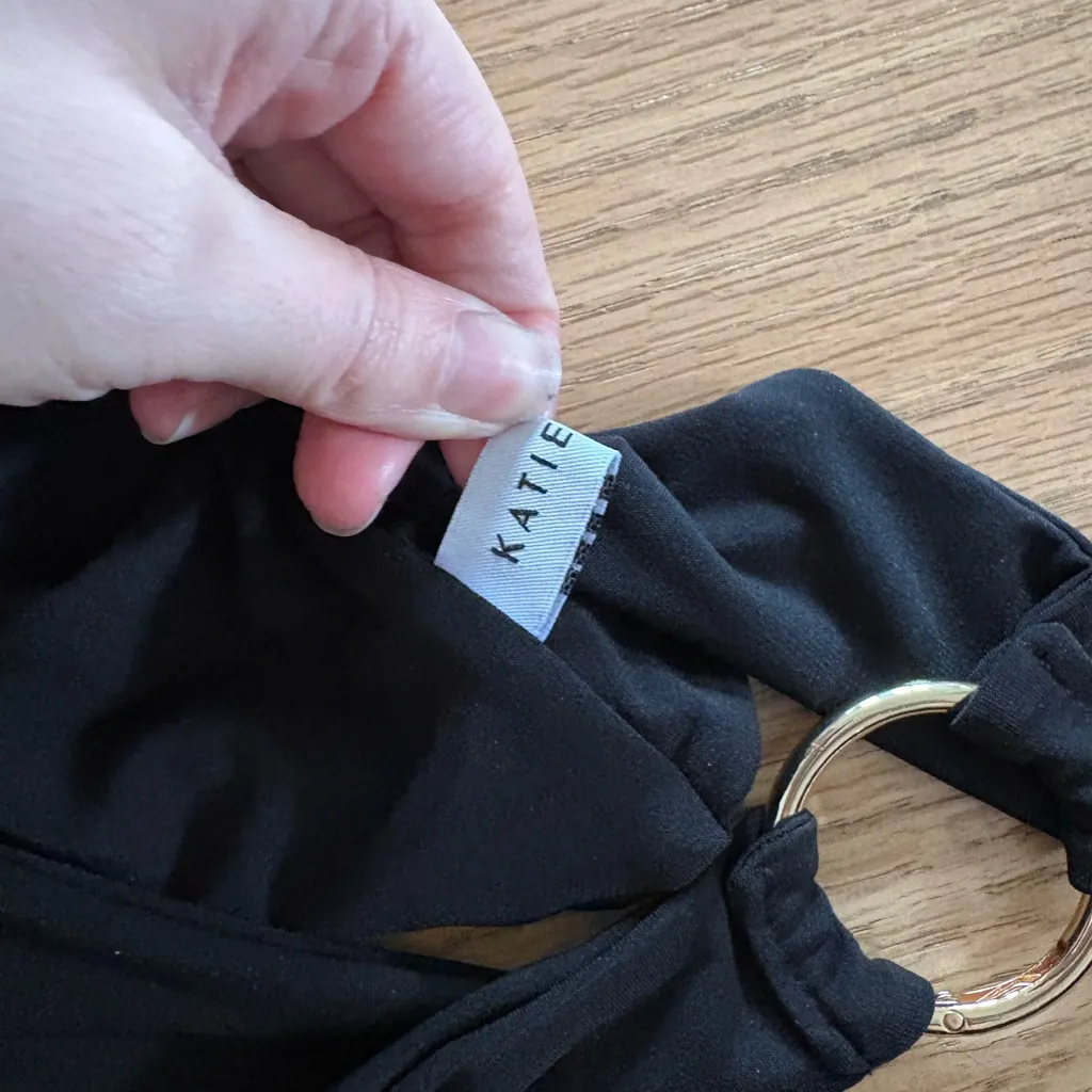 Katie grey open back tank top Size XS - Image 8