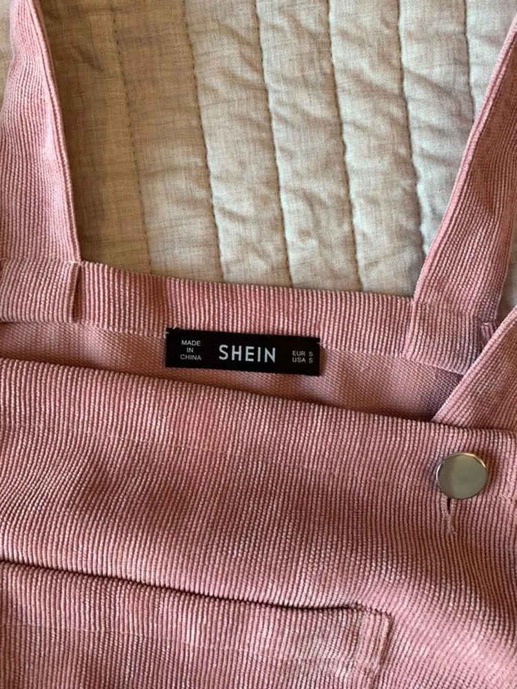 Light Pink Overall Dress - Image 6