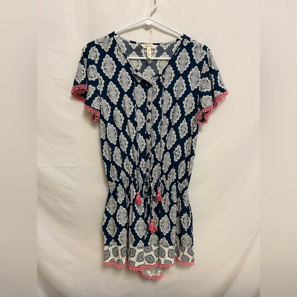 Matilda‎ Jane Paisley Print Romper Size Small - Image 2