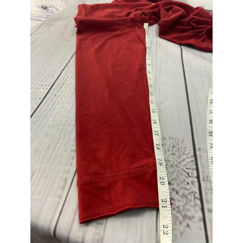 Harry Potter Team Quidditch Shirt Women XL Long Sleeve Gryffindor Stretch Maroon - Image 9