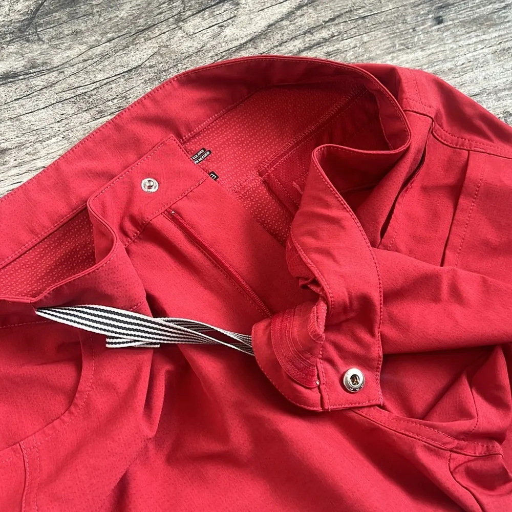 Zyia Active Women's Trail Shorts Size XXXL Red Belted Athletic Hiking #166 - Image 9