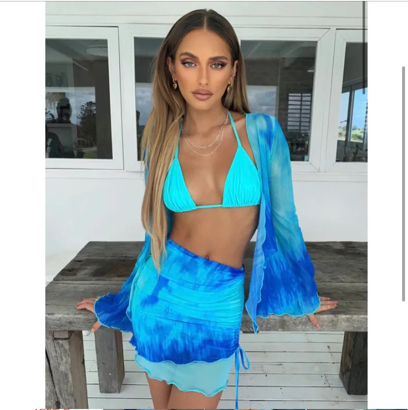 Tiger Mist Bikini Top And Wrap Top - Image 6