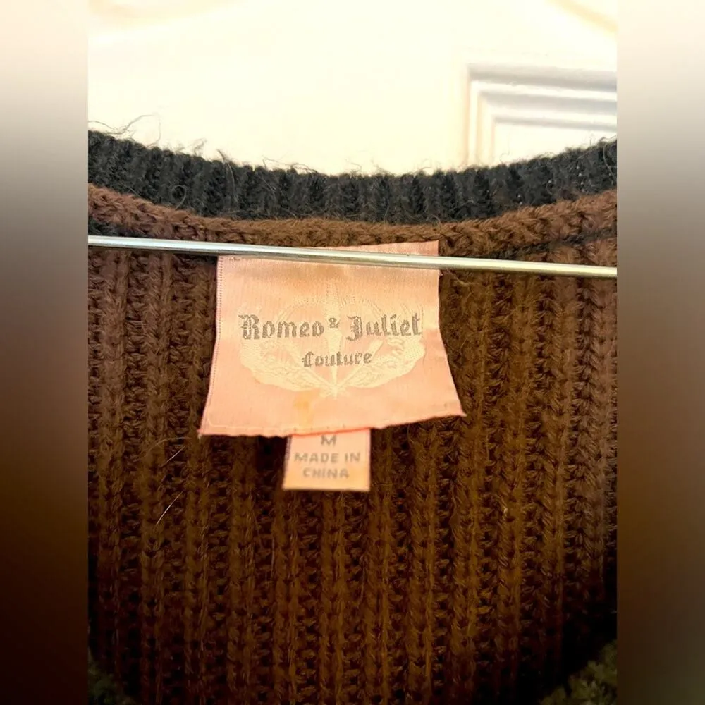 Romeo and Juliet couture striped sweater/ dress medium - Image 3
