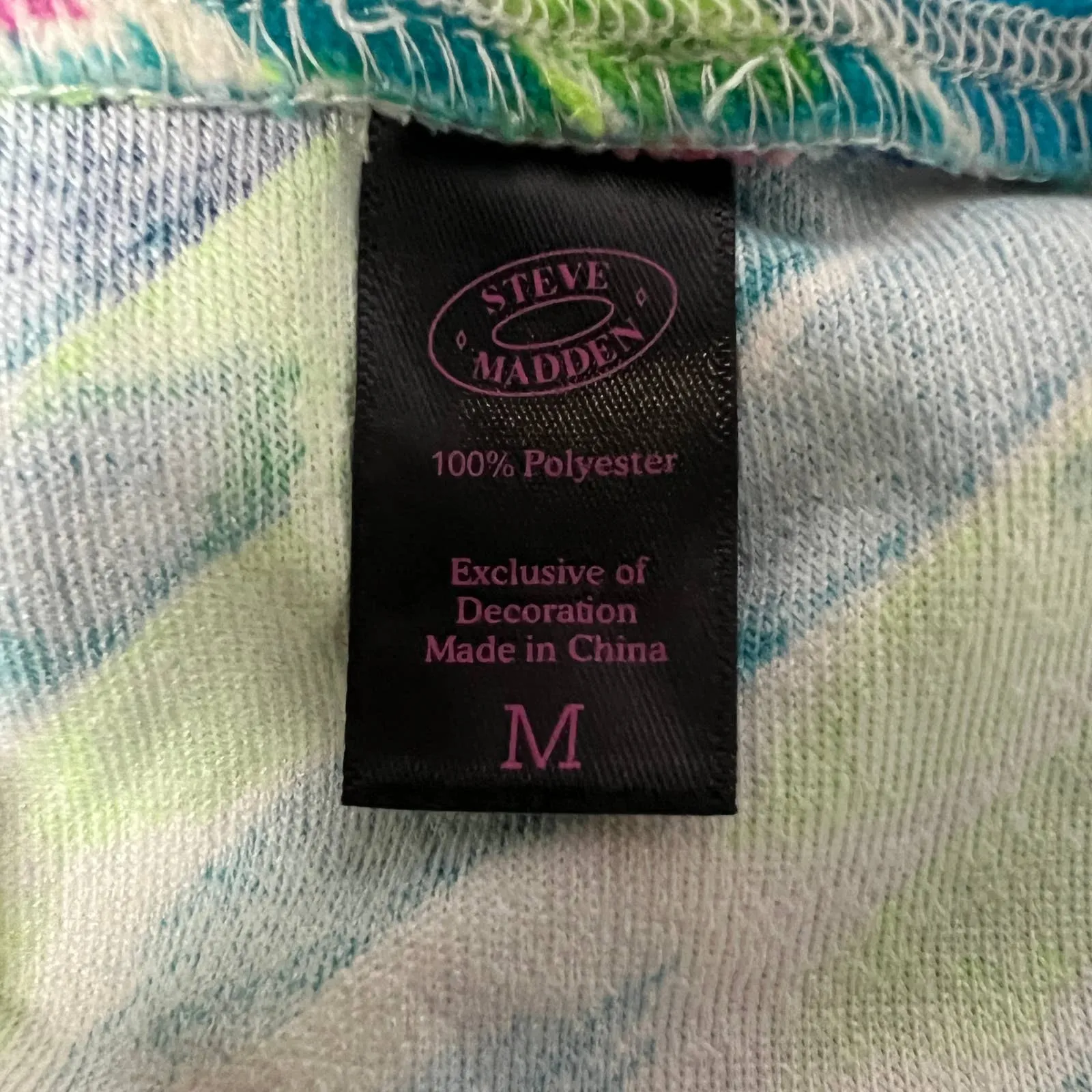 Steve Madden Paris Romper Size Medium Multicolor Artsy Strapless NWT - Image 2