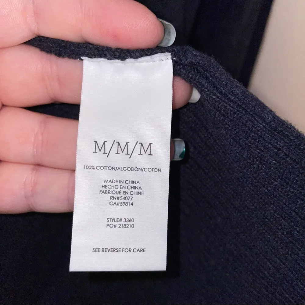 Cabi Victoria Open Front Cutout Back Cardigan Sweater Size Medium - Image 4