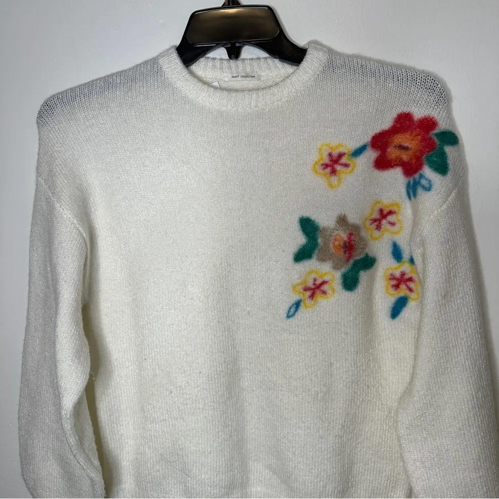 Zara Knit Sweater Fancy Collection Junior Girls Floral 152cm - Image 3