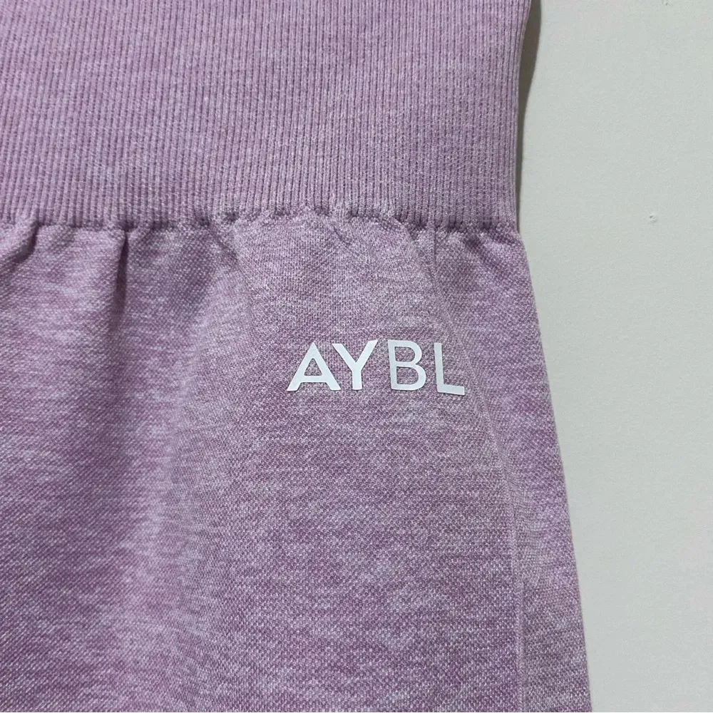 AYBL Light Pink Seamless Style Workout Leggings - Image 4
