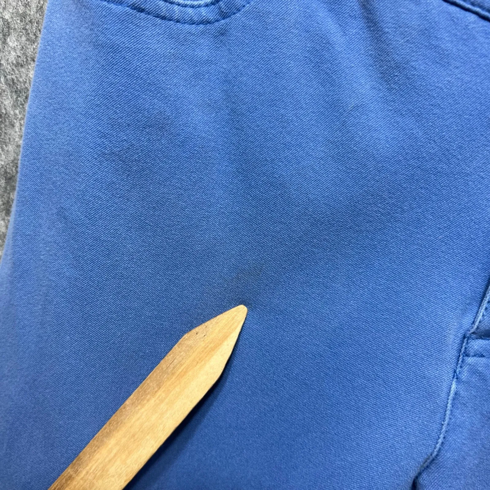 Eric Jeans Capri Pants Denim Blue Cuffed Hem Casual Cotton Blend Size 6 Faded - Image 7