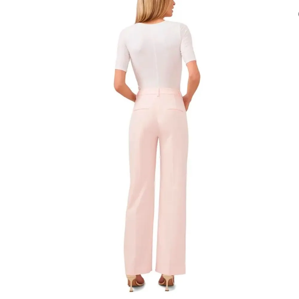 NWT 🌸 Halogen High Waist Wide Leg Lined Dress Pants, Pink Dogwood, Plus-Size 14W - Image 6