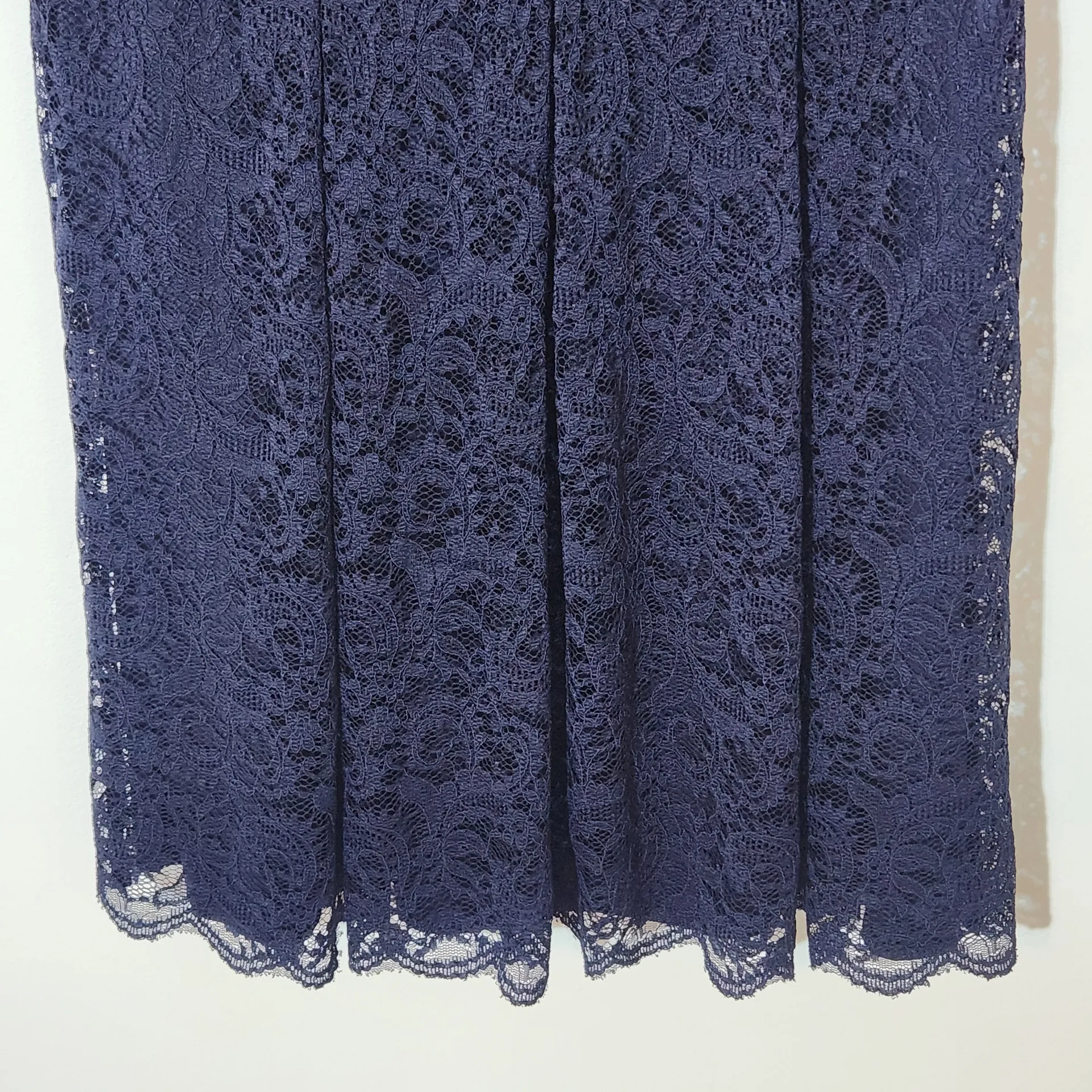 Jessica Simpson Navy Lace Dress Size 14 Navy Lace Wedding Guest Dress - Image 5