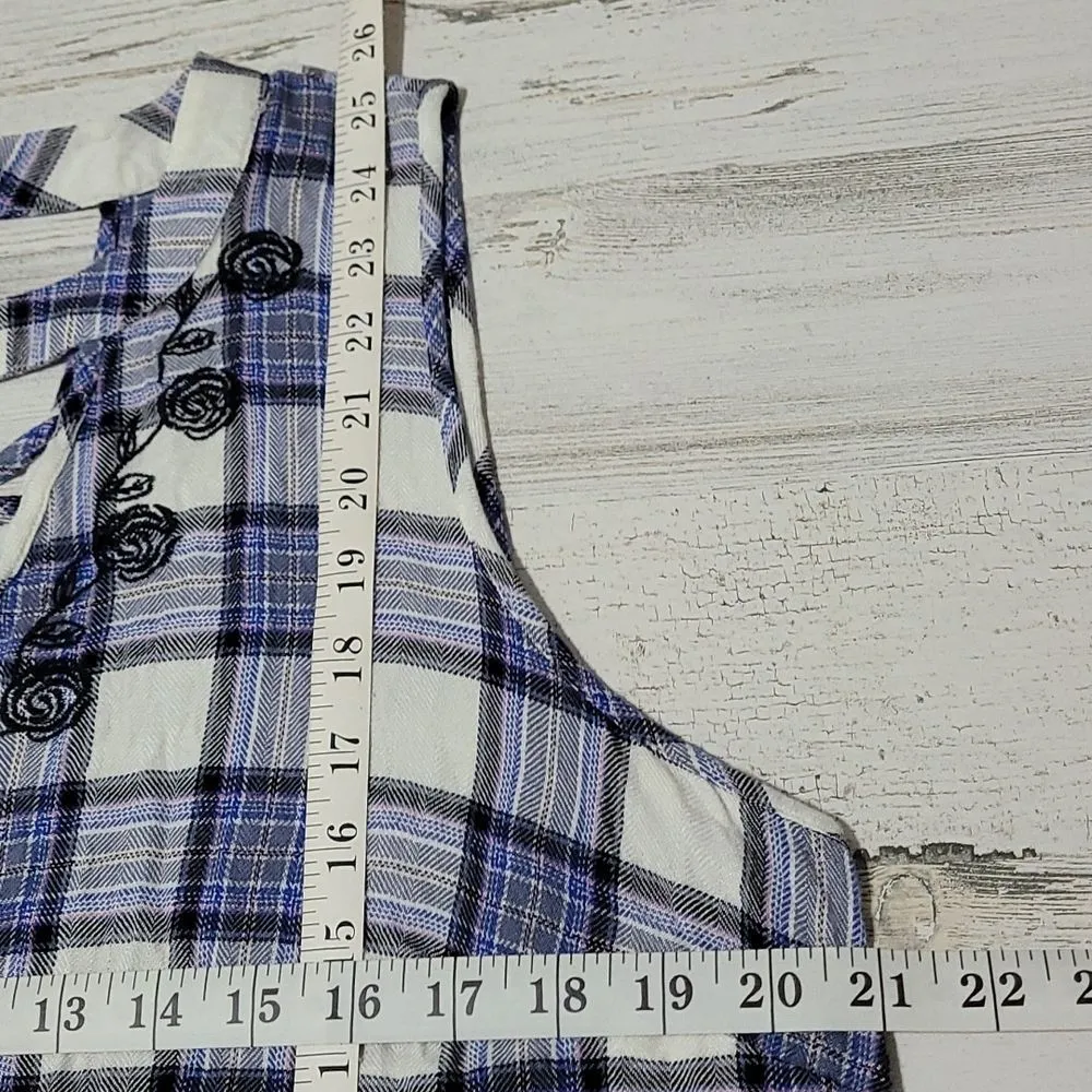 Maurices | Plaid Cutout Blouse | Size: XL - Image 11